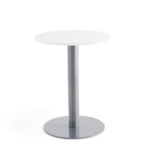 Okrúhly stôl ALVA, Ø700x900 mm, biela