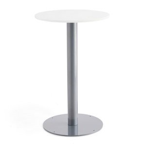 Okrúhly barový stôl ALVA, Ø700x1100 mm, biela