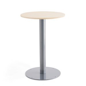 Okrúhly barový stôl ALVA, Ø700x1000 mm, breza