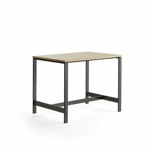 Stôl VARIOUS, 1200x800x900 mm, čierna, dub