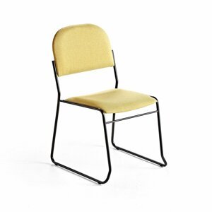 Konferenčná stolička DAWSON, žltá tkanina