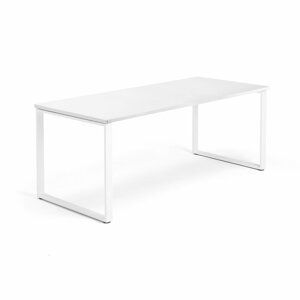 Stôl MODULUS, 1800x800 mm, O rám, biely