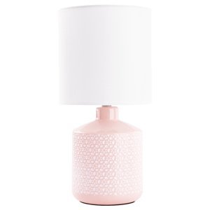 Stolná lampa Ofred - biela / ružová