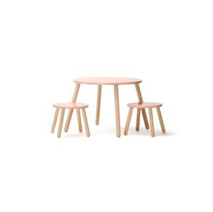 Detský stôl a stoličky - marhuľový set
