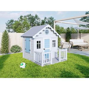 Detský záhradný domček s terasou