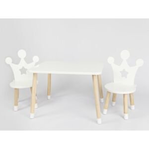 Detský stôl a stoličky Korunka variant: stôl + 2 stoličky