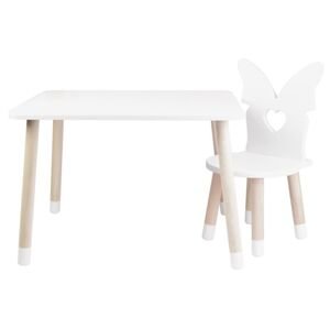 Detský stôl a stoličky Motýlik variant: stôl + 2 stoličky