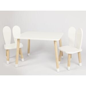 Detský stôl a stoličky Zajačie ušká variant: stôl + 1 stolička