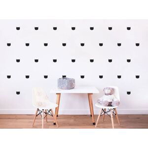Samolepky na stenu - mačičky farba: sivá