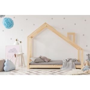 Detská posteľ domček Clasic s komínom rozmer lôžka: 100 x 190 cm