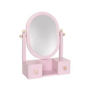 Detské kozmetické zrkadlo ružové