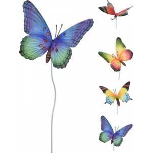Kinekus Dekorácia zapichovacia motýľ 69 cm mix