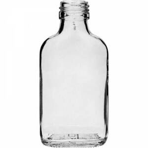 Kinekus Fľaša na alkohol sklo 100 ml uzáver na závit