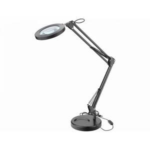 EXTOL LIGHT Lampa stolová s LED a lupou, 1300lm, nastaviteľné rameno, USB napájanie