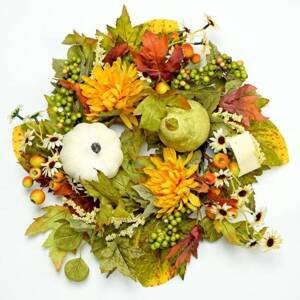 Kinekus Veniec jesenný zelený 35 cm