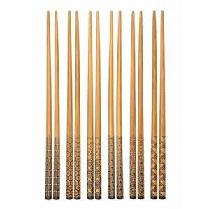 TESCOMA Jedálenské paličky z bambusu s odkladacou podložkou NIKKO 6 súprav