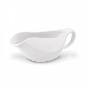 Kinekus Omáčnik biely 400 ml, porcelán