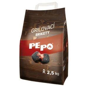 Brikety PE-PO®, 2.5 kg, na grilovanie