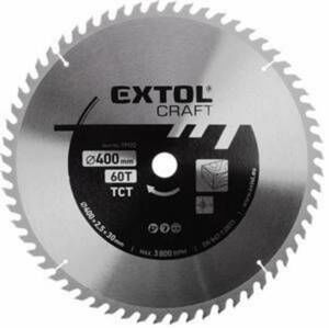 EXTOL CRAFT Kotúč pílový s SK plátkami, 400x2,8x30mm, 60Z