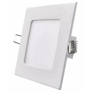EMOS LED panel štvorcový vstavaný 6W, biely, 12x12cm, neutrálna biela ZD2122