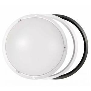 EMOS LED svietidlo prisadené kruhové, 14W, neutrálna biela, priemer 21,5cm, čierna/biela, bez senzoru ZM3230