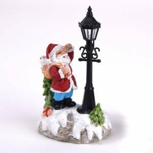 Kinekus Postavička Santa s LED lampou 9x5,3x14,5 cm