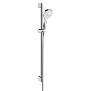 Hansgrohe Croma Select E - Sprchová súprava Vario EcoSmart 9 l/min 0,90 m, biela/chróm - 26593400